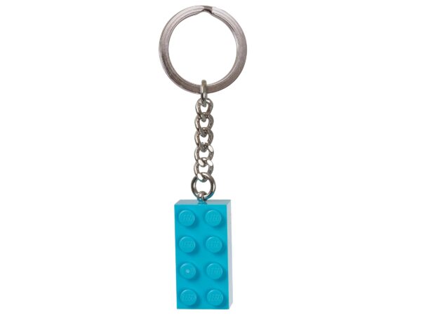 Turquoise Brick Key Chain