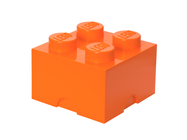 4-Stud Storage Brick Orange