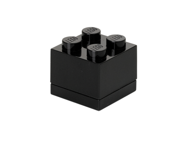 4-Stud Black Mini Box
