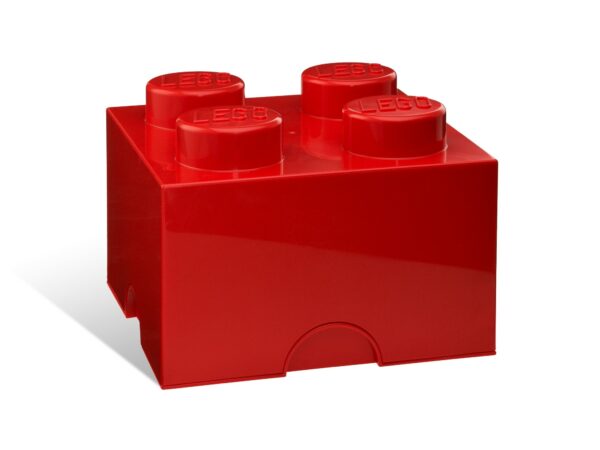 4-Stud Storage Brick Red
